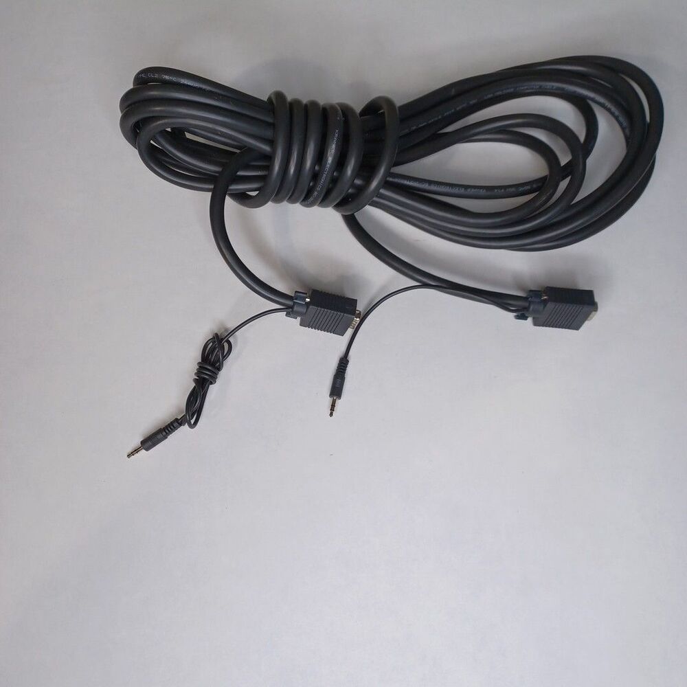 Kramer C-MGMA/MGMA-6 Micro VGA 15-pin HD & 3.5mm Stereo Audio Cable 6ft 1.8m